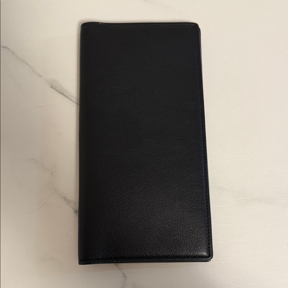 Lafayette 148 New York Black Leather Card Holder